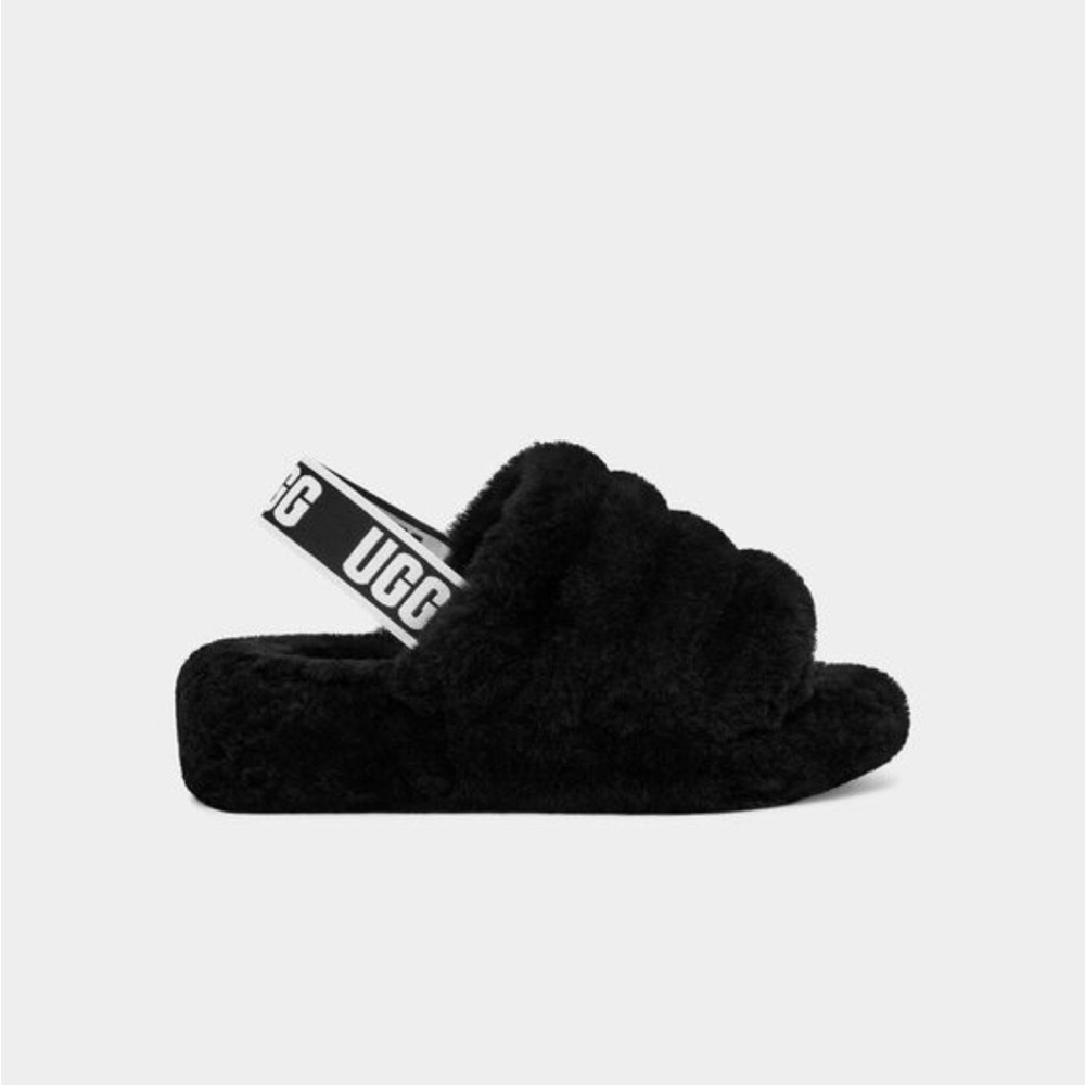 UGG women’s Fluff Yeah Shearling Slingback Slippers